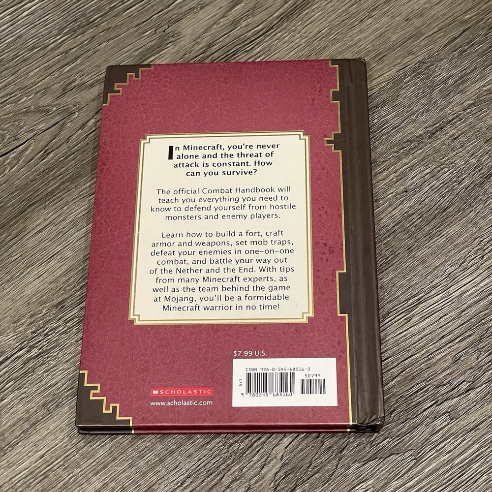 Minecraft Handbook Complete Set 4 Hardcover Mojang Scholastic Redstone‎ Combat - Picture 4 of 11